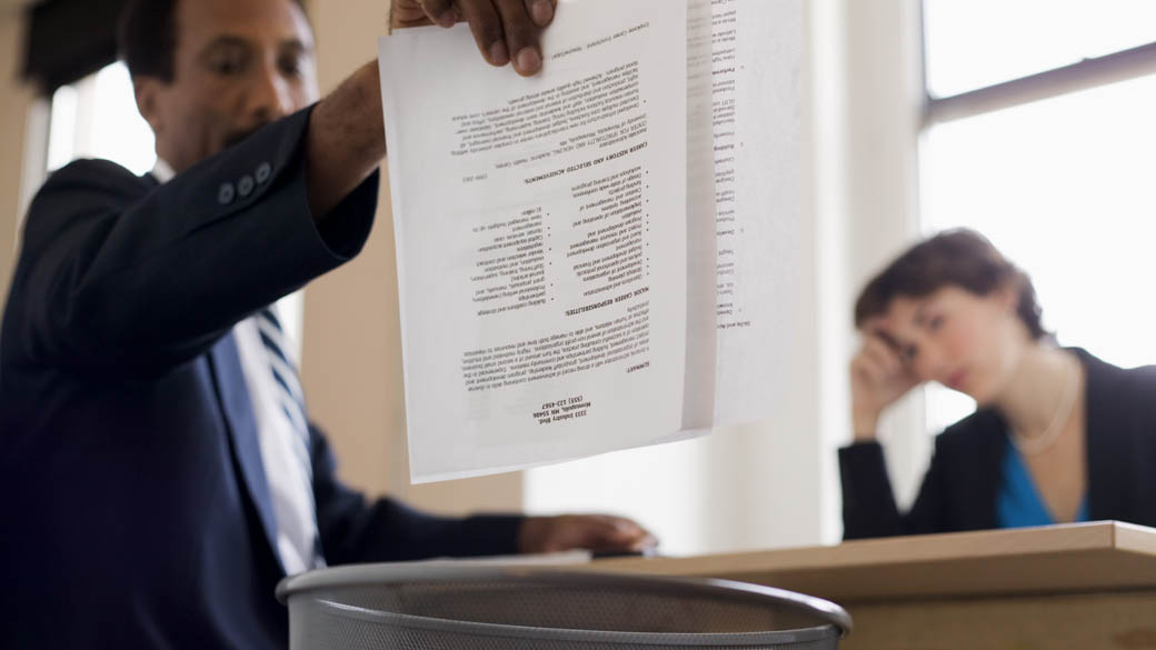 6 erros que fazem o seu Curriculum ser eliminado