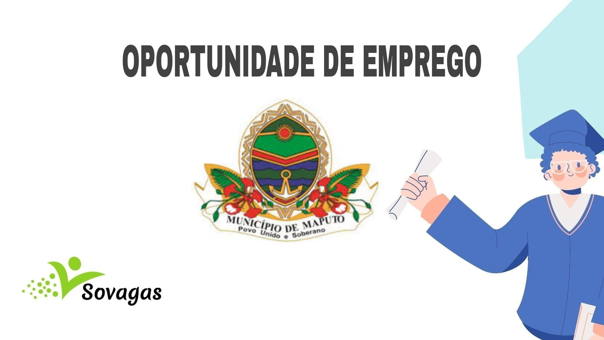 O Conselho Municipal de Maputo procura (09) candidatos para preencher vagas disponíveis neste mês de Novembro de 2020