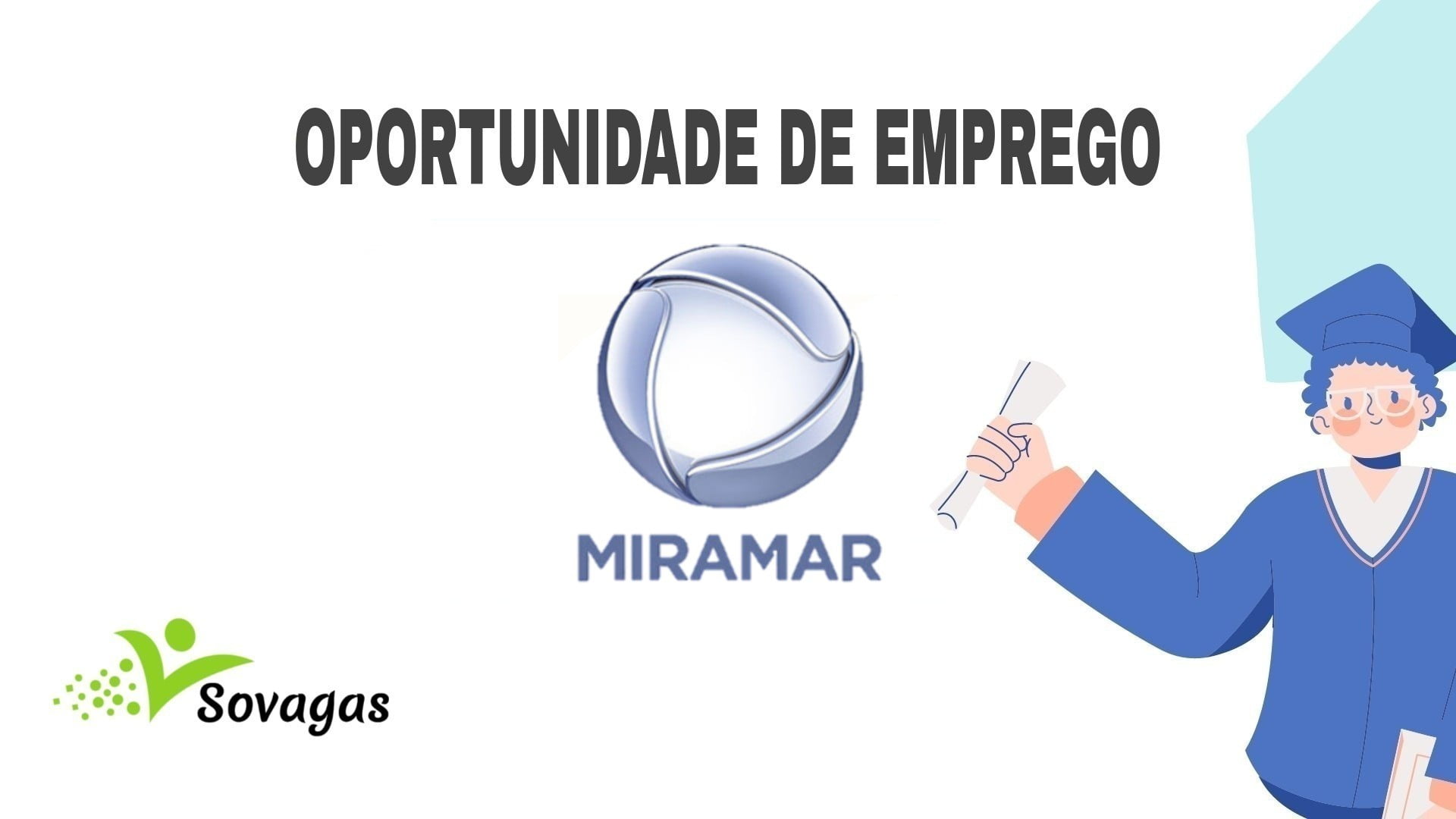 A Televisão Miramar têm (13) vagas de estágio para várias áreas neste mês de Dezembro de 2020