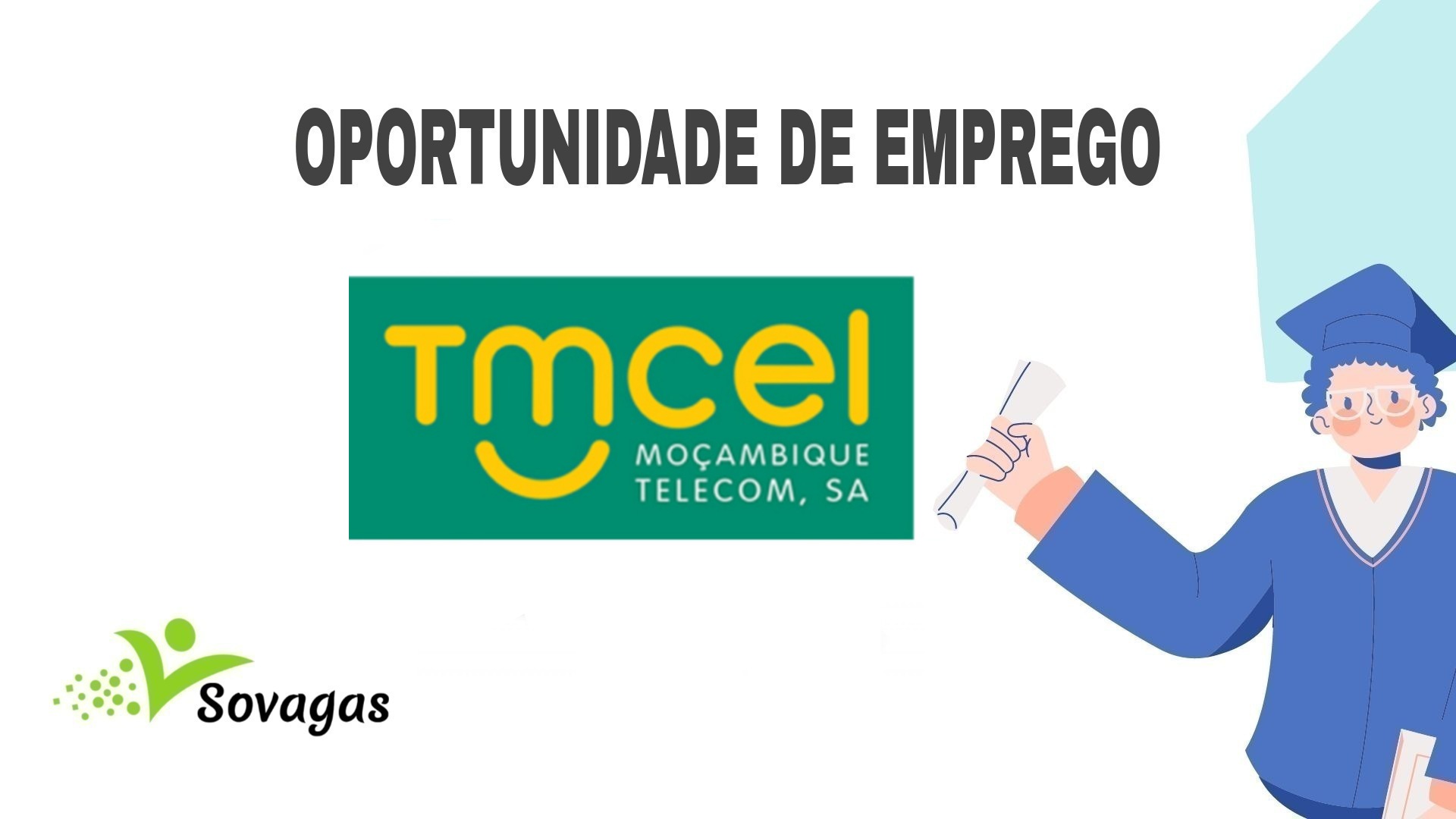 A Tmcel abre (03) vagas de emprego nesta Sexta-feira – 18 de Junho de 2021
