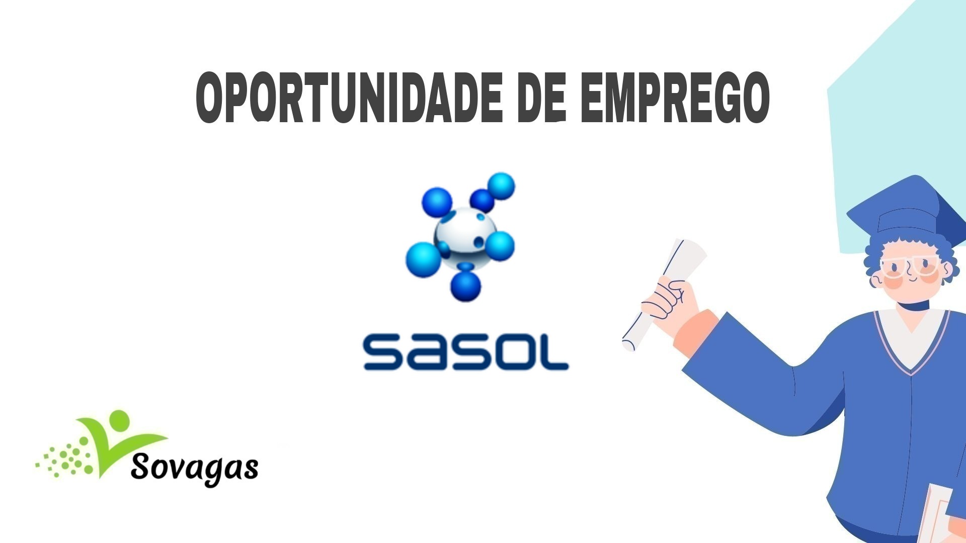 A Sasol está a recrutar Técnicos em (05) áreas