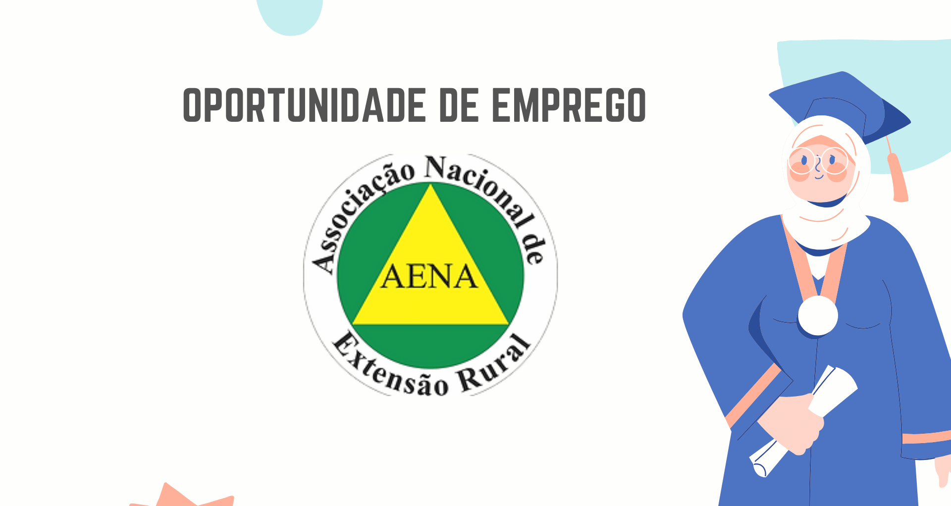 Há (09) Vagas de Emprego na AENA – Associação Nacional de Extensão Rural